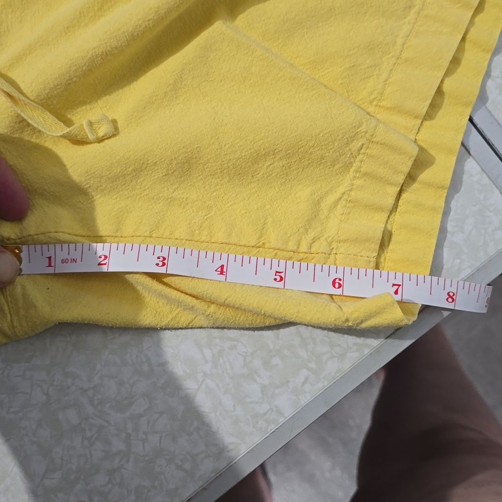 Basic Editions Yellow Shorts Size‎ Small - Picture 9 of 9